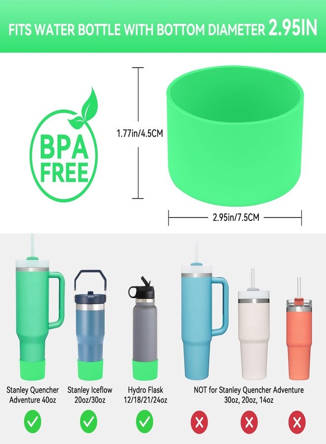 PICcircuit 2PCS for Stanley Boot, Silicone Bottom for Quencher Adventure 40oz 30oz IceFlow 20oz 30oz Bottle&for Hydroflask Tumbler 12-24oz for Stanley Cup Accessories Avoid Scratches&Noise - Image 2